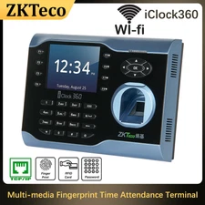 ZKTeco iClock360 Fingerprint Biometric Time Attendance Terminal Access Control