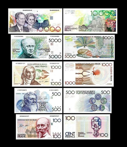 2x  100 - 10.000 Francs - Edition ND 1982 - 1997 - Reproduction - B 02 - Afbeelding 1 van 8