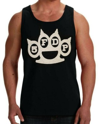 FIVE FINGER DEATH PUNCH LOGO PUNK ROCK  Band Black Tank Top