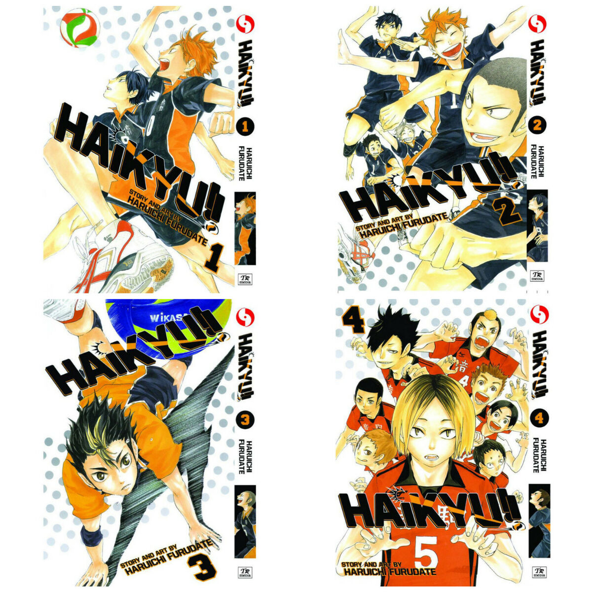 FULL SET Haikyu!! Haruichi Furudate Manga Vol 1-45 END FULL SET Haikyu!! Haruichi Furudate Manga Vol 1-45 END
