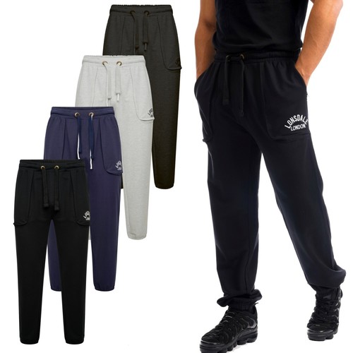 Mens Ex Brand Fleece Jogging Bottoms 
