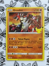 Carte Pokemon Groudon 17/25 Celebrations 25 Ans EB07.5