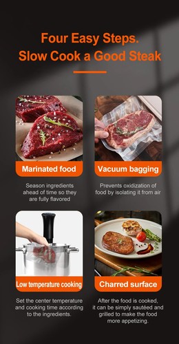 1800W Waterproof Vacuum Sous Vide Cooker Immersion Circulator Accurate Cooking - Picture 21 of 22