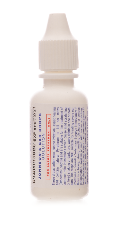 Johnsons Veterinary Products Ear Drops, clear,15 ml (Pack of 3