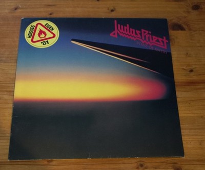 Judas Priest ''Point Of Entry'' Vinyl CBS 84834 (1981 Dutch Press) ''Heisses Eisen