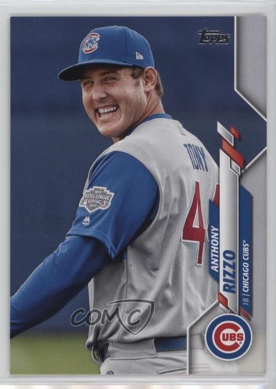 2020 Topps Update SP Photo Variation Anthony Rizzo (Smiling Vertical) 13iq
