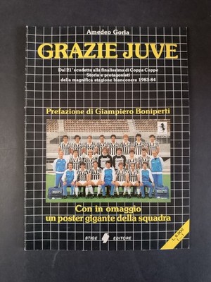 Book Grazie Juve Season 1983-84 Juventus Italian Football Vintage