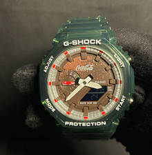 Custom G Shock Clear Green Coca Cola Ga 2100 Model
