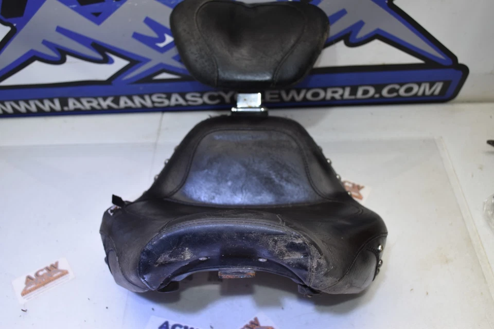 Asiento de transmisión Mustang Y4-11 con respaldo defecto rasgado Honda VTX1300 VTX 1300 R 05 2005 Foto 4 de 4