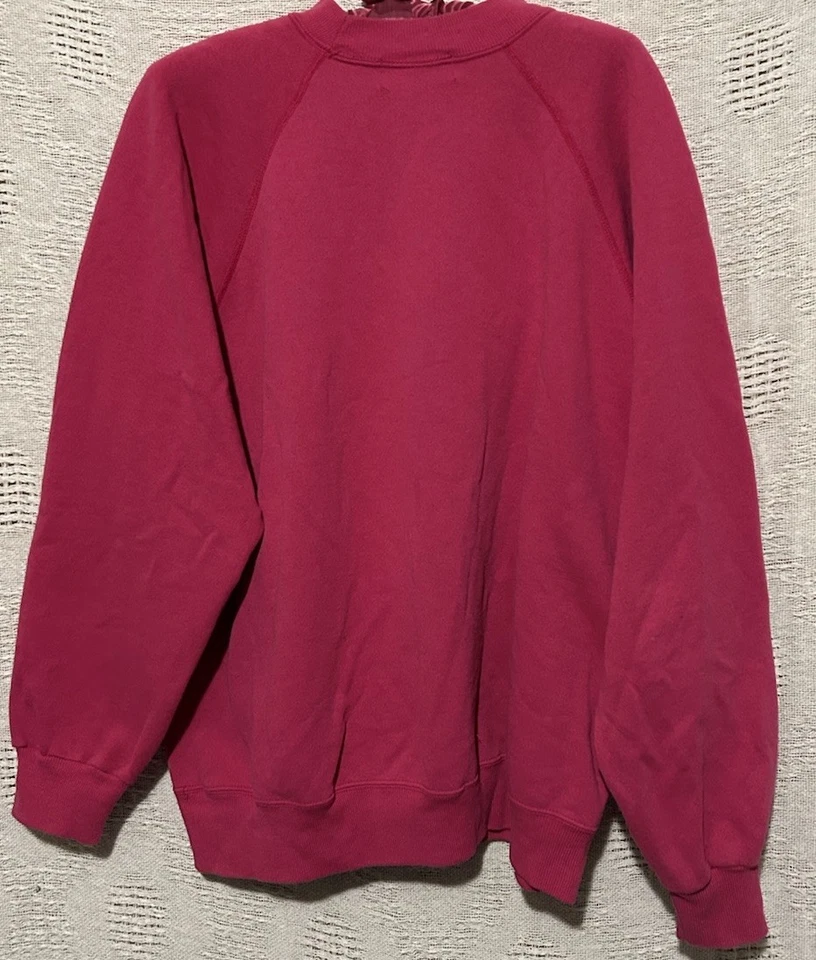 Sudadera Vintage Laurel Burch XL Rosa Cuello Redondo Mujer Espíritu Gráfico Vellón Foto 4 de 4