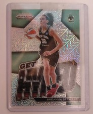 2023 Panini WNBA Prizm Breanna Stewart Get Hyped Silver Mojo #/25 Liberty #11