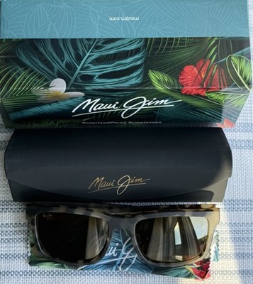 Maui Jim Stone Shack 862 10 Matte Tortoise Frame + HCL Bronze Polarized Lenses