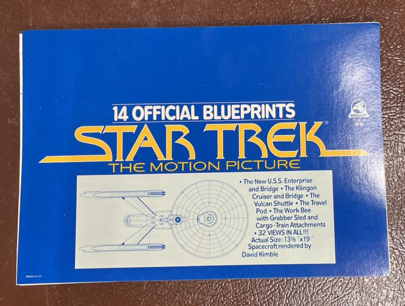 Star Trek The Motion Picture 14 Official Blueprints Complete 1980