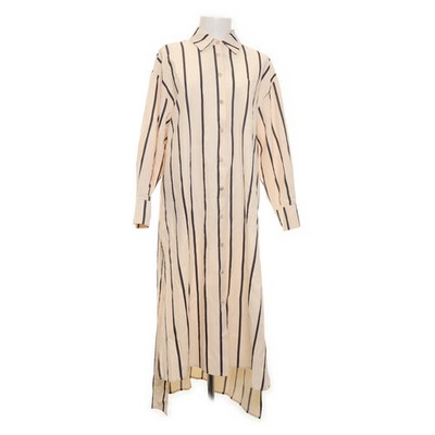 ELEH, Blusenkleid, Größe: XS, ESS250130, Beige/Schwarz, Baumwolle/Polyester #8V9