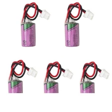 5 Pack for Tadiran TL-5902 3.6V 1/2 AA 1200mAh ER14250 with Plug Battery