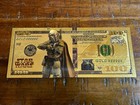 💫 Boba Fett Star Wars $100 24kt Gold Foil Plated Banknote — photo 1