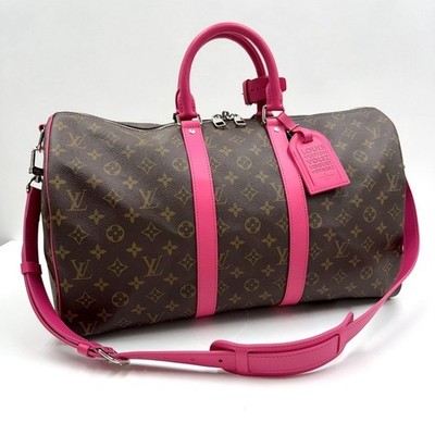 Louis Vuitton Keepall Bandouliere 45 Monogram Macassar Pondicherry