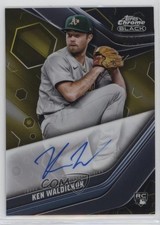 2023 Topps Chrome Black Gold Refractor 32/50 Ken Waldichuk #CBA-KW Auto ki6