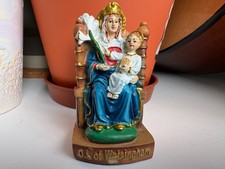 Our Lady of Walsingham Figurine – Virgin Mary & Child Statue – Catholic Ornament