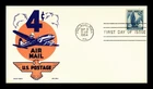 DR JIM STAMPS US CARD AIR MAIL 4C FIRST DAY ISSUE SCOTT C48 BOLL CACHET CRAFT