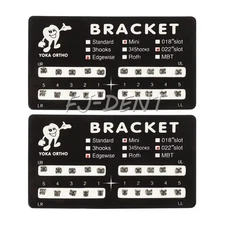 10 Packs Dental Ortho Metal Brackets Braces Mini Roth Slot 022 345 Hooks