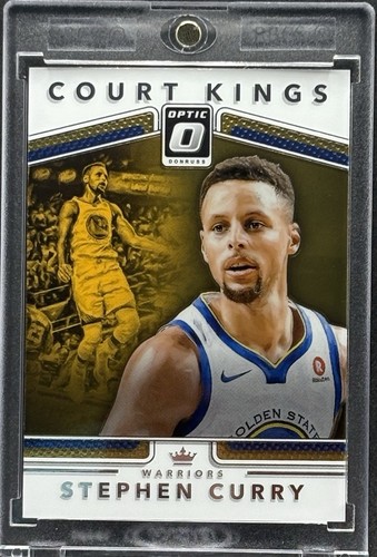 Stephen Curry [Gold] #35 2017 Panini Donruss Optic Court Kings card
