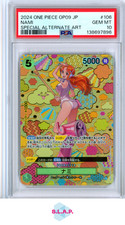 NAMI SPECI4L ALT ART ONE PIECE JP OP09-IMPERATORI NEL NUOVO MONDO 2024 106 PSA 10