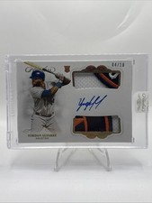 Yordan Alvarez 2020 Panini Flawless Dual Patches Gold RC Logo PATCH AUTO /10