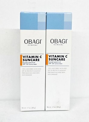 2 PACK! OBAGI CLINCAL VITAMIN C SUNCARE SPF30 1.7 oz
