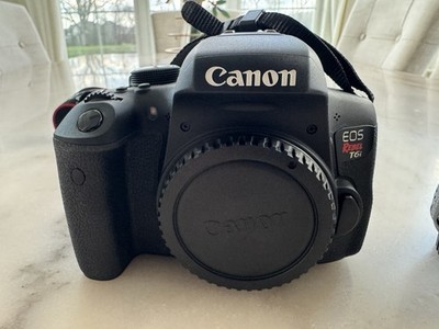 Canon EOS Rebel T6i Digital SLR Camera Black w/ 18-55mm Lens, Bag