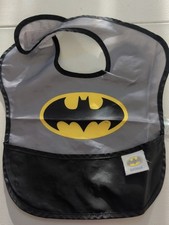 Bumkins Batman Bib with Pocket for Baby 0-9 Months