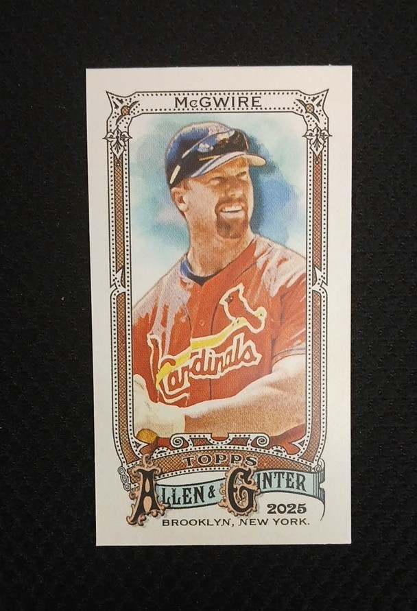 2025 Topps Allen & Ginter - Mark McGwire #2 Mini - St. Louis Cardinals