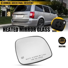 Mirror Glass For 08-16 Dodge Grand Caravan Chrysler Town Country RIGHT Heated US