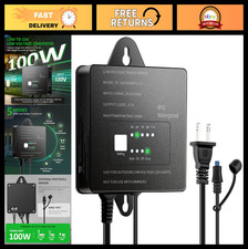 100W Low Voltage Landscape Lighting Transformer with Timer Photocell Sensor, I