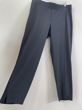 Athleta Brooklyn Ankle Pants Womens 16 Black Pull On Stretch Travel Athleisure