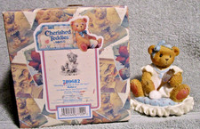 Cherished Teddies Monica "Monday's Child Is Fair Of Face" NIB Free Shipping