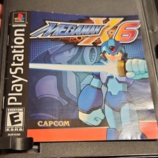 Capcom Mega Man X6 Mega Man X Series Sony PlayStation 1, E, Manual, NTSC-U/C