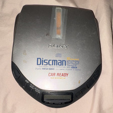 Sony Discman ESP D-E307CK Portable CD Player Car Ready Mega Bass Silver/Black