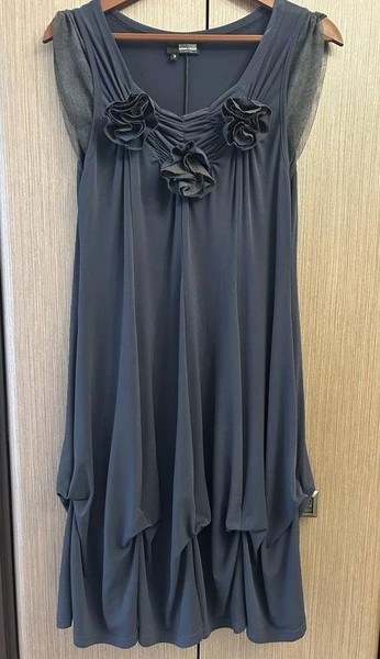 Women 2026 Dress Navy Knit 46