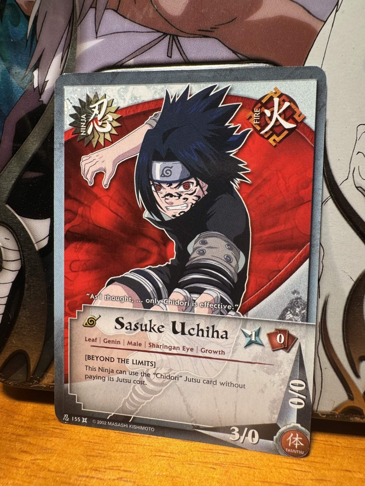 Sasuke Uchiha N-155 Naruto CCG Non-Holo Common NM