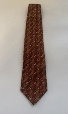 VINTAGE Ermenegildo Zegna Tie 100 Silk ITALY Made Necktie Business GEOMETRIC