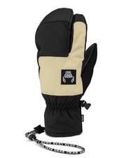Crab Grab Freak Trigger Mittens - Men's - Medium / Black and Tan