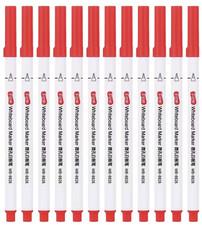 Red Dry Erase Whiteboard Pen Ultra Fine Tip Marker Smooth Wipe Clean Writing