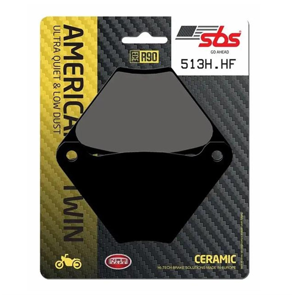 SBS 513H.HF Organic Front Brake Pads For Harley Davidson 1200 FLH 1974-1976 - Image 9