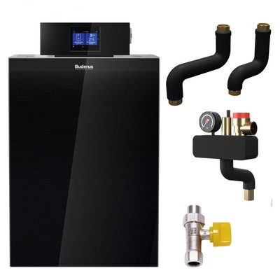 Buderus Gas Brennwertkessel Logaplus M KB192i.2-22 BC400 BCS29 Gashahn