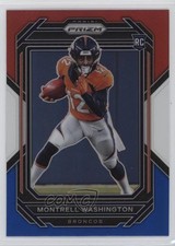 2022 Panini Prizm Rookies Red White & Blue Prizm Montrell Washington #356 0zt4