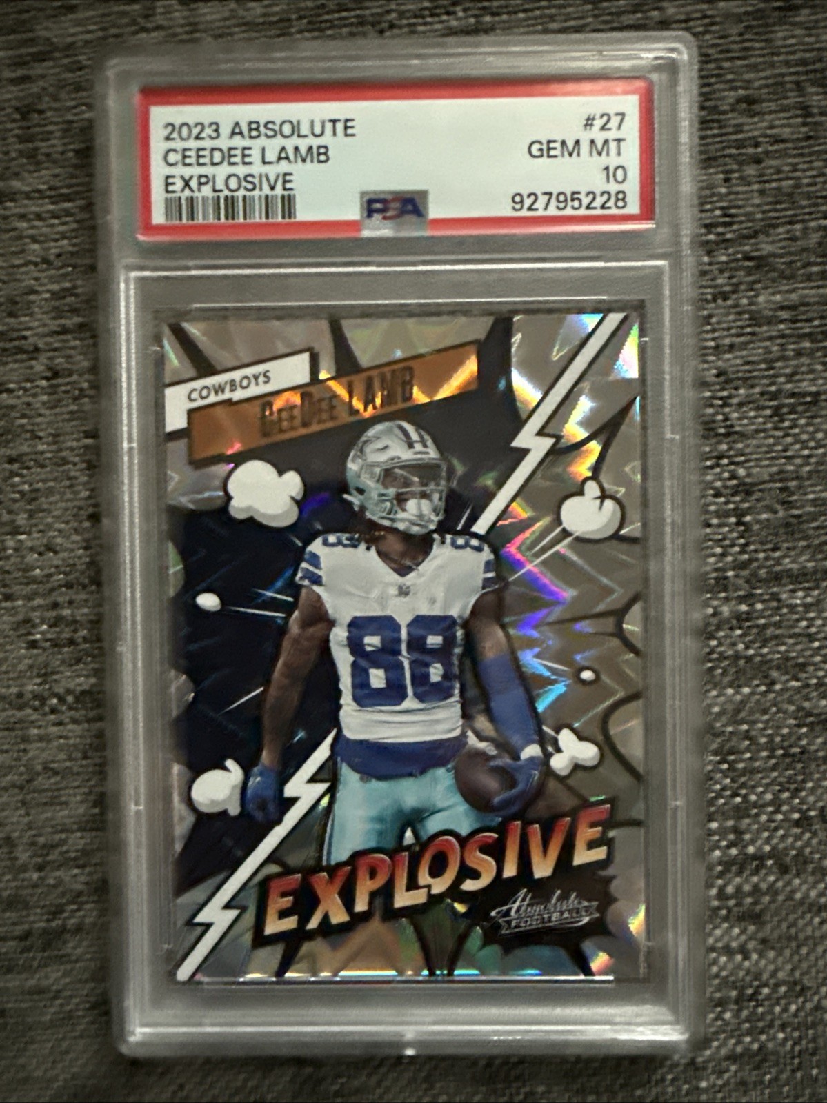 2023 Panini Absolute - Explosive CeeDee Lamb #27