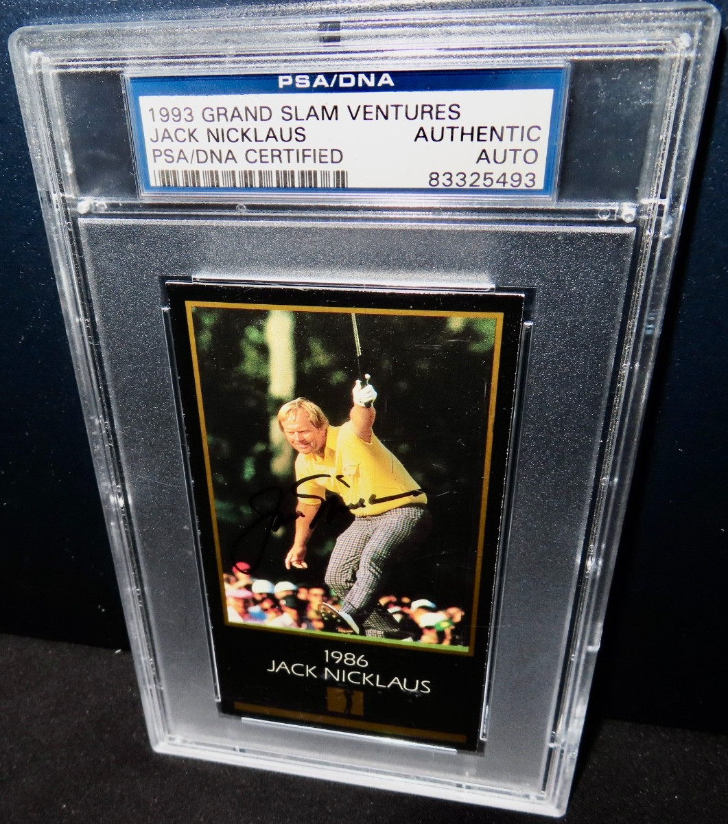 1993 GRAND SLAM VENTURES JACK NICKLAUS AUTO SIGNED PSA/DNA AUTHENTIC AUTOGRAPH ! view 3