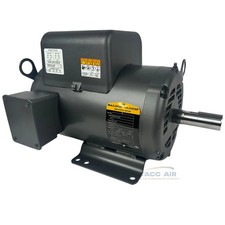 Baldor 7.5 Hp Electric Motor 3450 RPM 184T Frame 1 Ph Single Phase 208 230 240 V