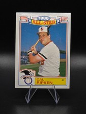 1987 Topps Glossy All-Stars #16 Cal Ripken! Orioles